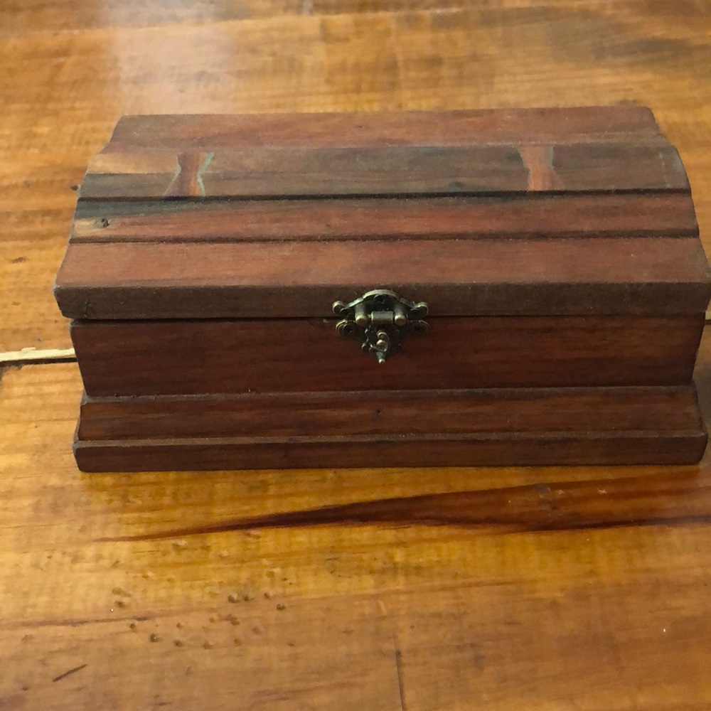 Beautiful handcrafted wooden box
